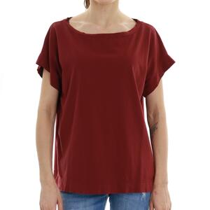T-SHIRT SCATOLINA BORDEAUX
